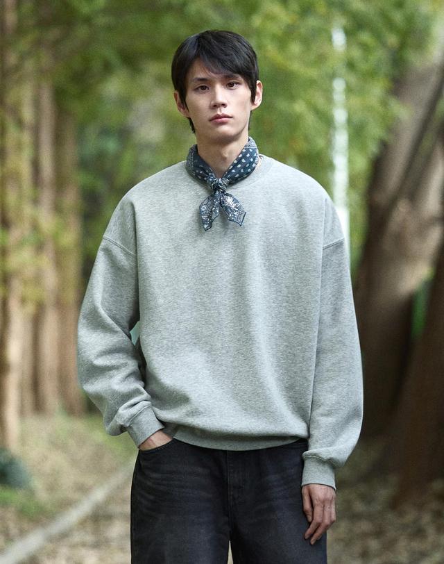 미니멀프로젝트 리파인드 스탠다드 맨투맨 티셔츠 MMT200 / 5color M 착용컷