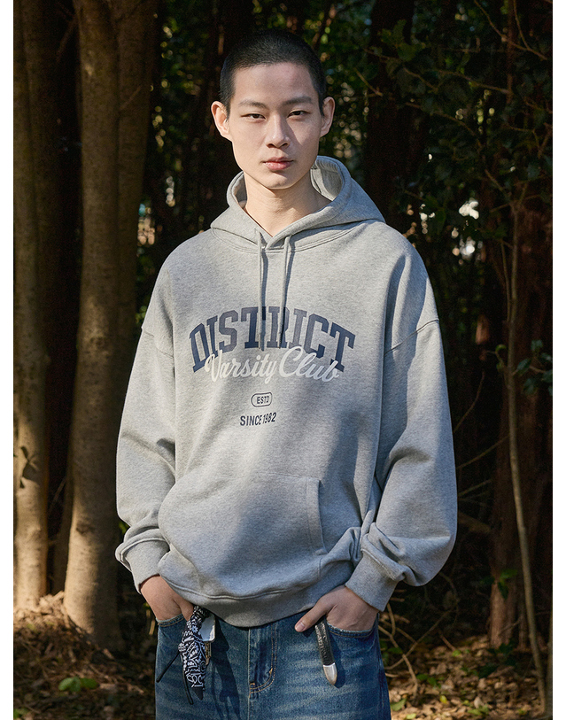 미니멀프로젝트 데일리 코어 오버핏 후드티셔츠 MHT126-Z / 4color M 착용컷