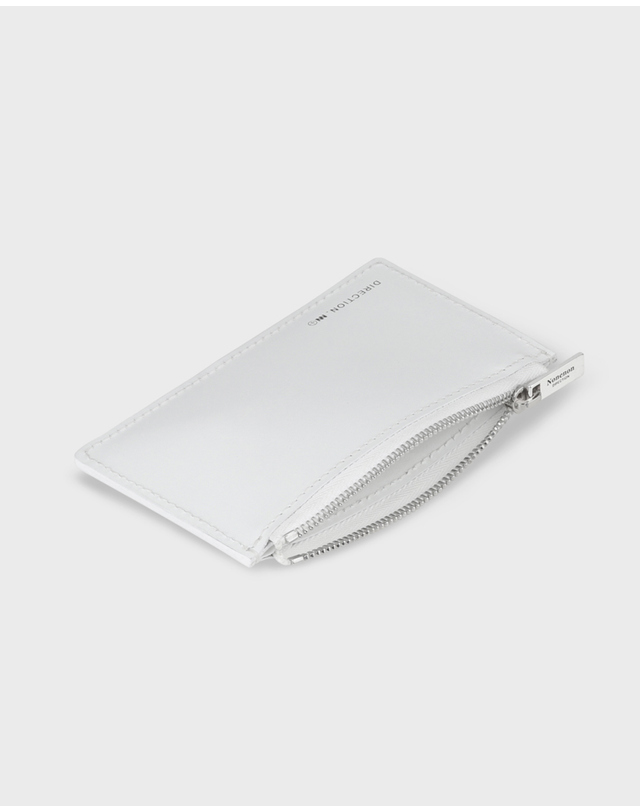 논논 BILL WALLET_WHITE 착용컷