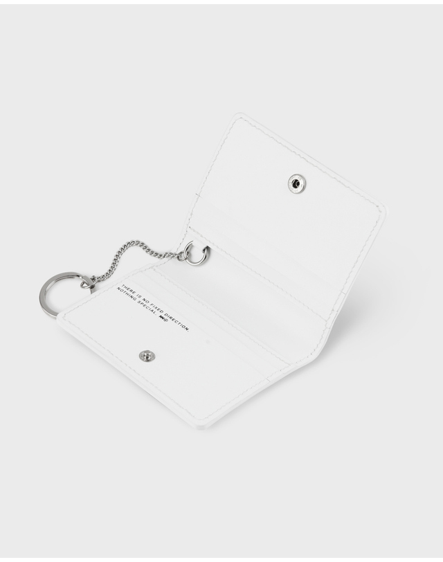 논논 TAIL WALLET_WHITE 착용컷
