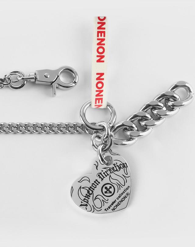 논논 FLAME LOVE KEYRING(RED)_L 착용컷