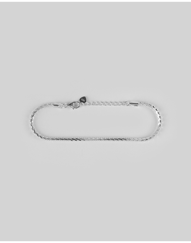 쿼르코어 7308 silver92.5 BRACELET 착용컷