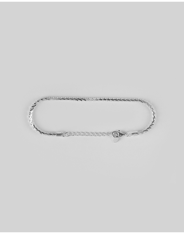 쿼르코어 7308 silver92.5 BRACELET 착용컷