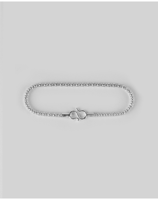 쿼르코어 7307 silver92.5 BRACELET 착용컷