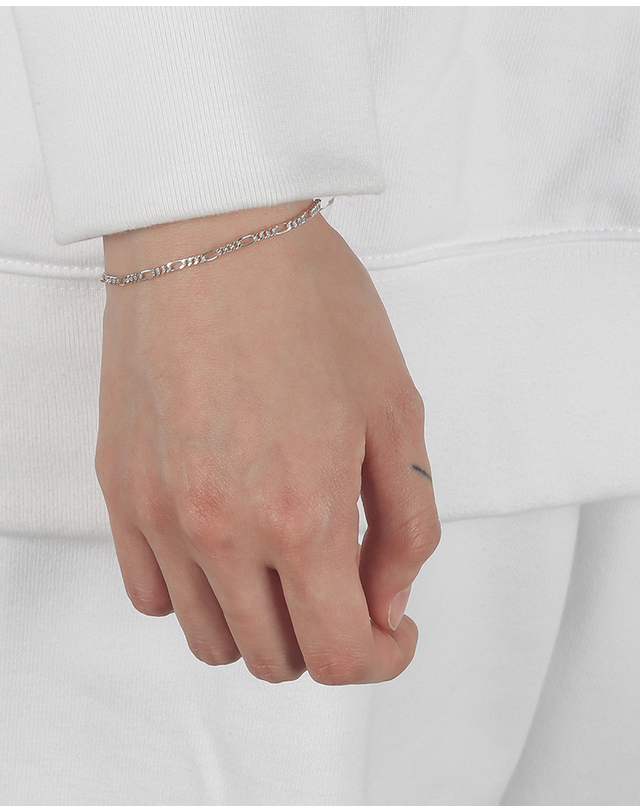 쿼르코어 7306 silver92.5 BRACELET 착용컷
