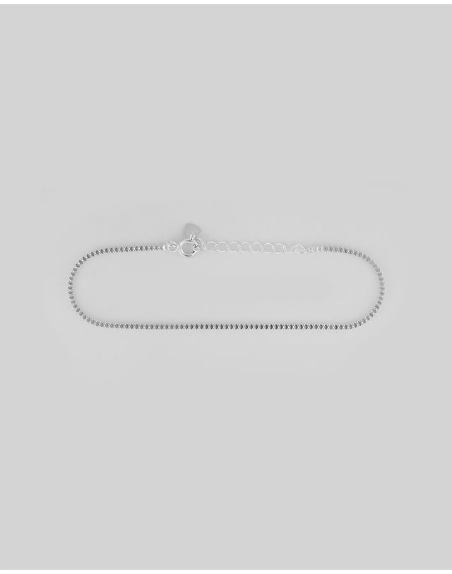 쿼르코어 7305 silver92.5 BRACELET 착용컷