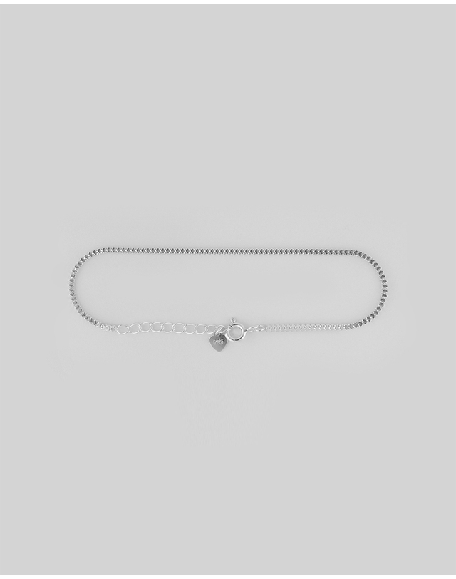 쿼르코어 7305 silver92.5 BRACELET 착용컷
