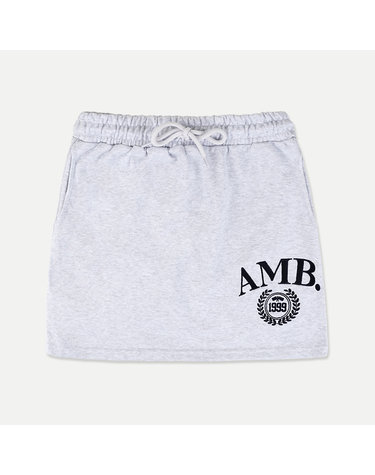 엠블러 BIG AMB 면 스커트 ASK301-백멜란지