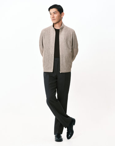 [ALBERO][ZEGNA] 다크블루 울 솔리드 팬츠