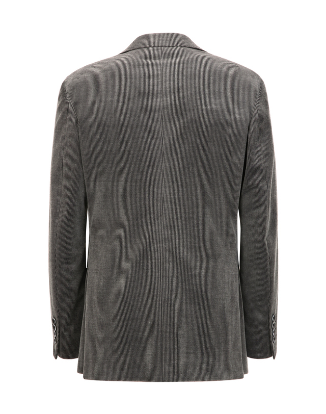 마에스트로 남성 [ZEGNA] 다크그레이 투톤 캐시코 자켓 진한 그레이 착용컷