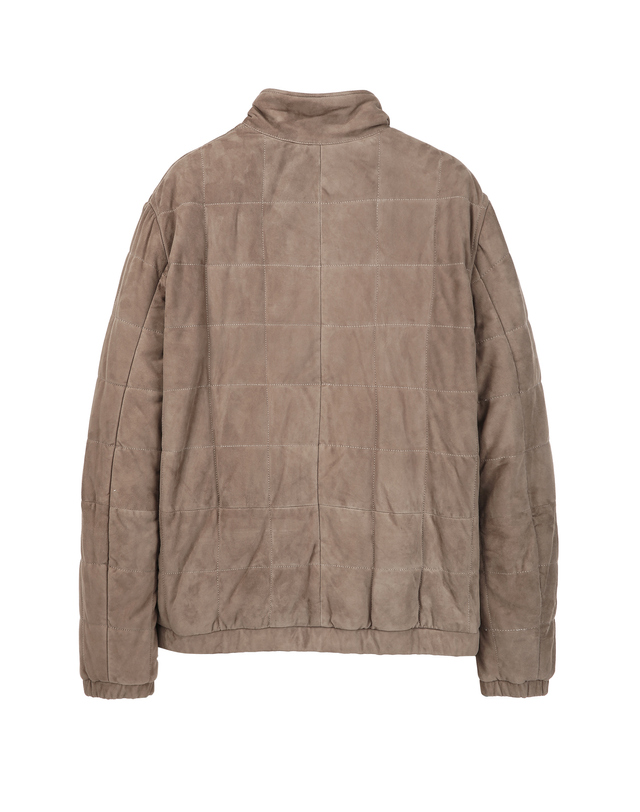 마에스트로 남성 [GALLOTTI] 아이보리 염소스웨이드 점퍼 착용컷
