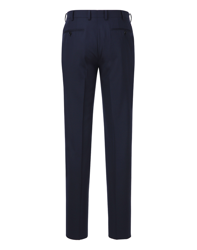마에스트로 남성 [ALBERO][ZEGNA] 다크네이비 단색 울 팬츠 진한 네이비 착용컷