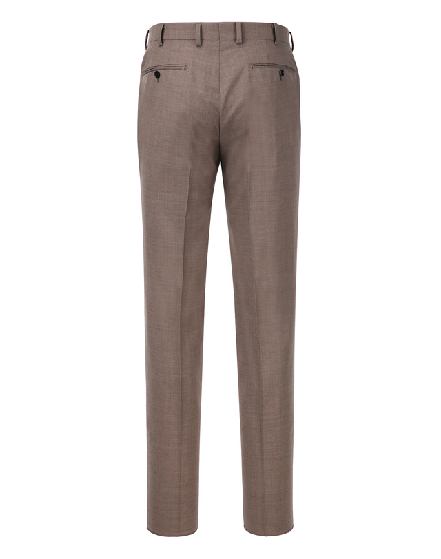 마에스트로 남성 [ALBERO][ZEGNA] 라이트브라운 투톤 울 팬츠 밝은 브라운 착용컷