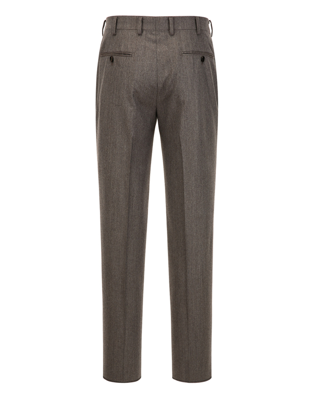 마에스트로 남성 [ALBERO][ZEGNA] 라이트브라운 울팬츠 밝은 브라운 착용컷