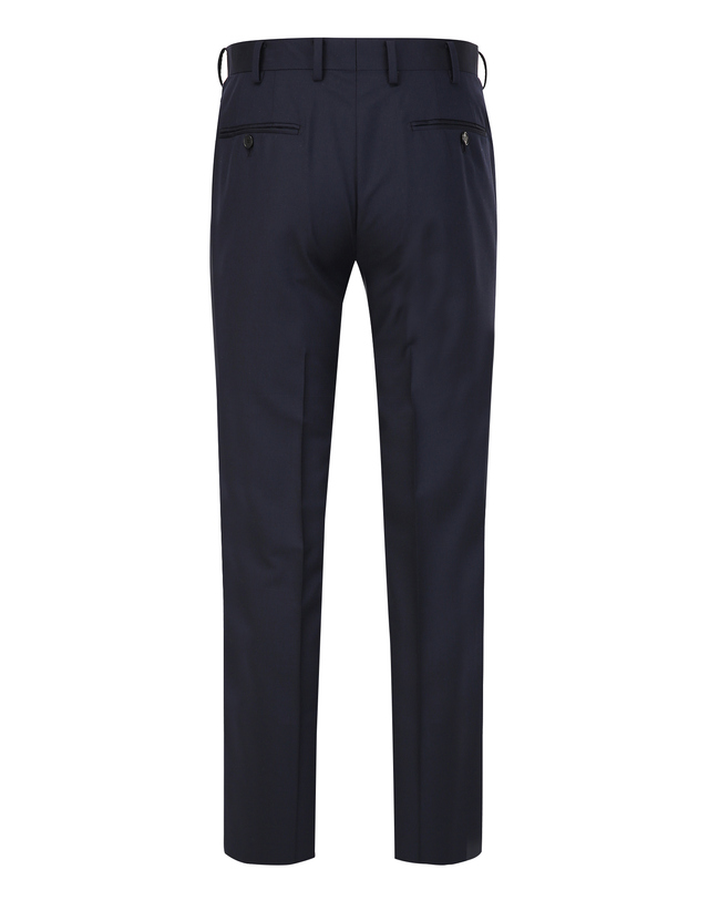 마에스트로 남성 [ALBERO][ZEGNA] 다크네이비 울 솔리드 팬츠 진한 네이비 착용컷