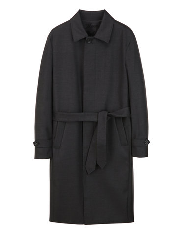 [LORO PIANA 원단] 다크그레이 울 트렌치