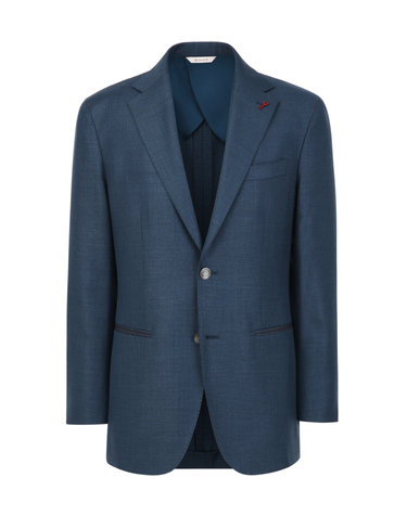 [ALBERO][LORO PIANA 원단] 그린 솔리드 울 자켓