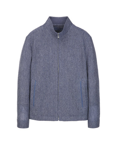 [PREMIUM][ICHITEKI] 블루 크로쉐 점퍼