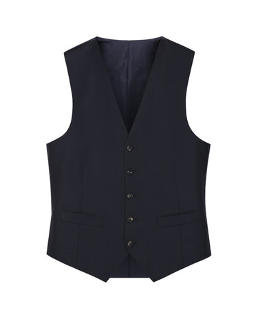 [REGULAR][ZEGNA TROFEO] 다크네이비 울 솔리드 수트 베스트