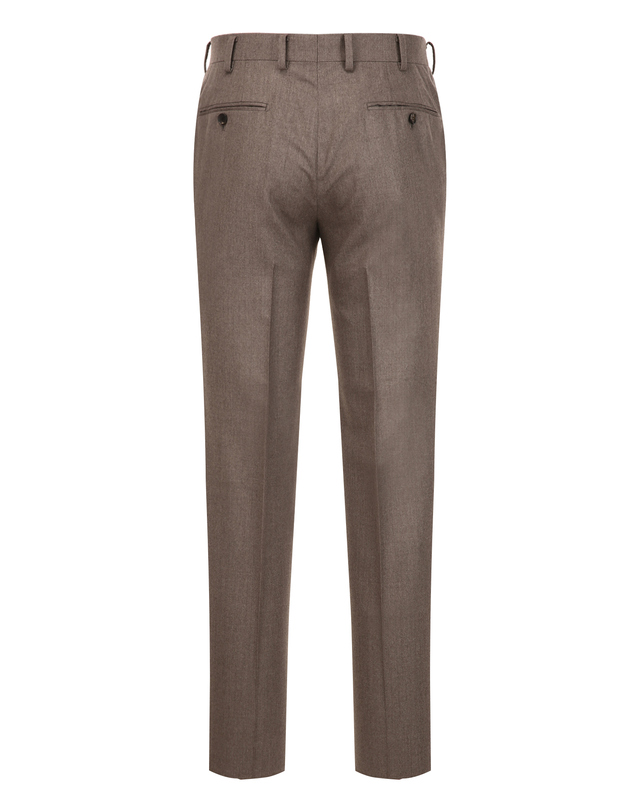 마에스트로 남성 [ALBERO][ZEGNA] 라이트브라운 투톤 울 팬츠 밝은 브라운 착용컷