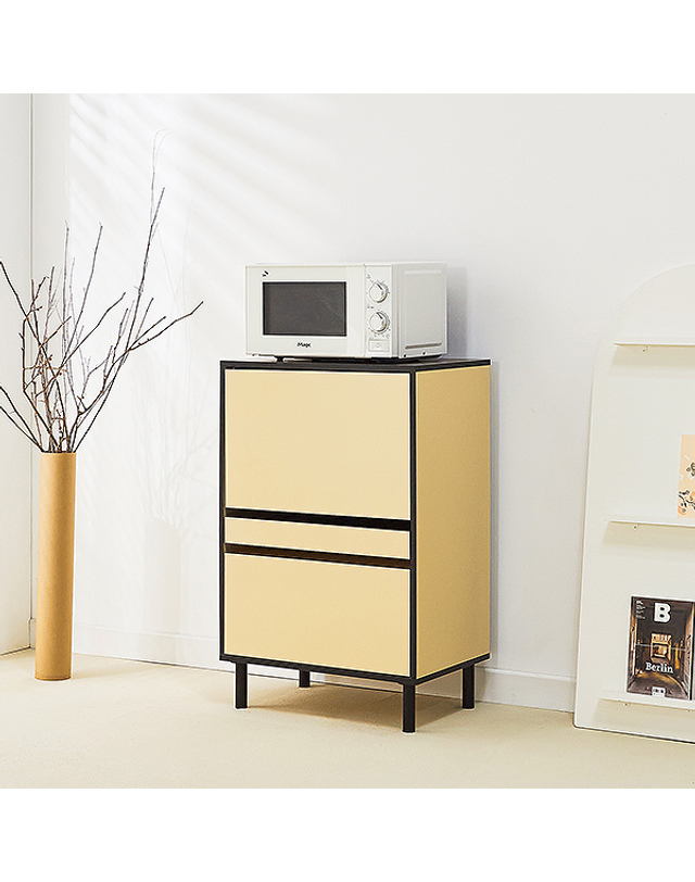 마레앤코 마레앤코 라인 600 도어형 렌지수납장 착용컷