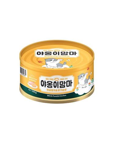 야옹이맘마 흰살참치와닭가슴살 160g