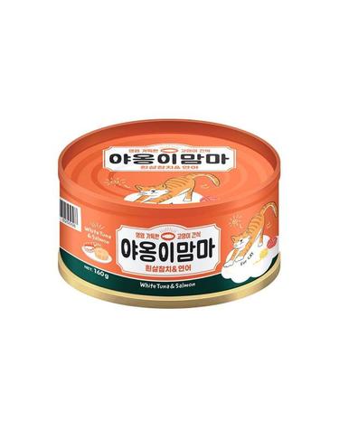 야옹이맘마 흰살참치와연어 160g