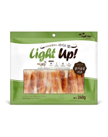 라이트업 닭가슴살 어포 400g (실중량 260g)