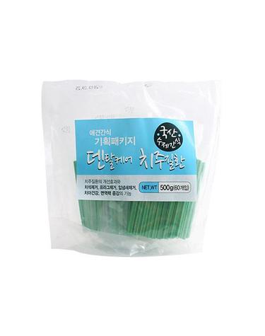 국산수제 애견간식 기획패키지 덴탈케어 치주질환 500g(60개입)