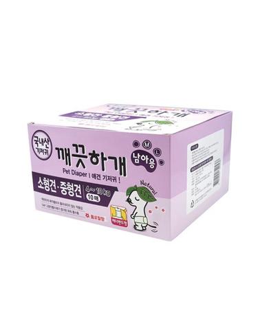 [깨끗하개] 기저귀 남아용 M,L 10매