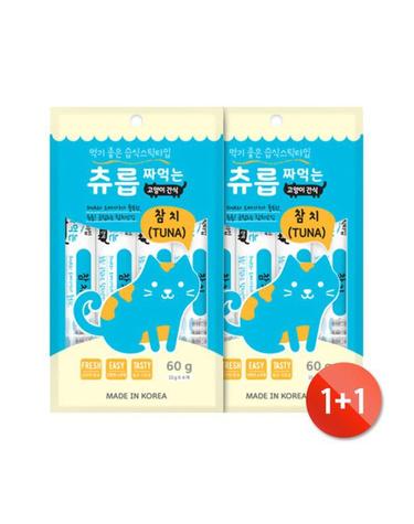[1+1][츄릅] 짜먹는 참치 60g 고양이간식