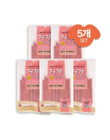건강이야기 소고기져키 150g x 5개