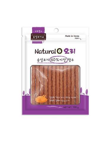 [네츄럴오] 오리고기져키100g 애견간식