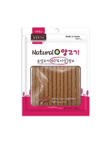 [네츄럴오] 양고기져키100g 애견간식