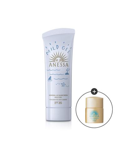 아넷사 미네랄 UV 선스크린 마일드 젤 90g (전고객밀크샘플+수량별사은품)
