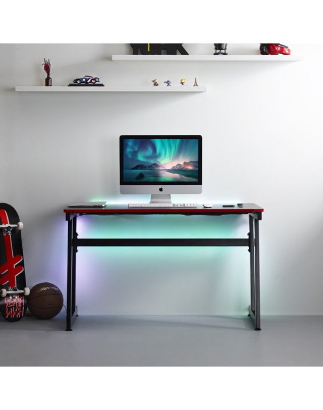 제닉스 제닉스 ARENA-X ZERO DESK 1200 컴퓨터 게임용 게이밍책상 착용컷