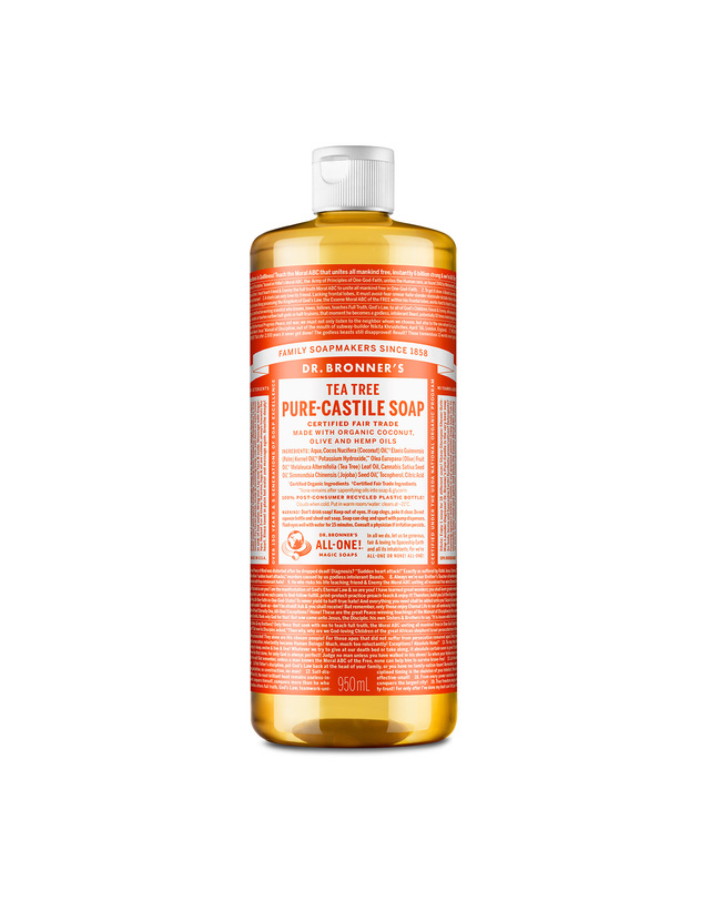 닥터 브로너스 닥터브로너스 [비건인증][공식] 캐스틸 솝 950ml 12종 택1 착용컷