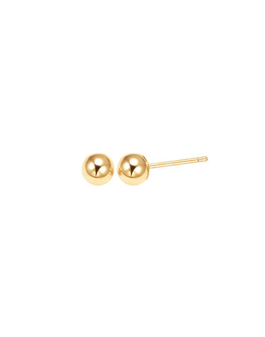 [제메이스] 14K 4mm 골든볼 귀걸이