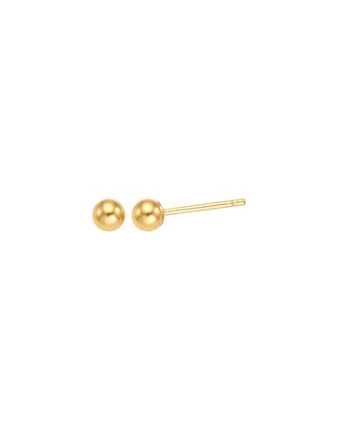 [제메이스] 14K 3mm 골든볼 귀걸이