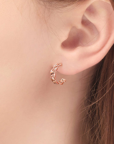 [제메이스] 18K 천연 다이아몬드 디바 귀걸이