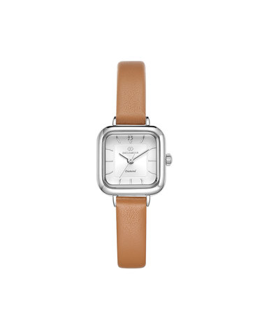 디유아모르 여성 가죽밴드시계  DAW6202L-L.BR 다이아몬드 시계