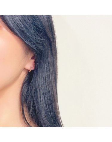 14k 귀걸이  버블 이어링 10mm