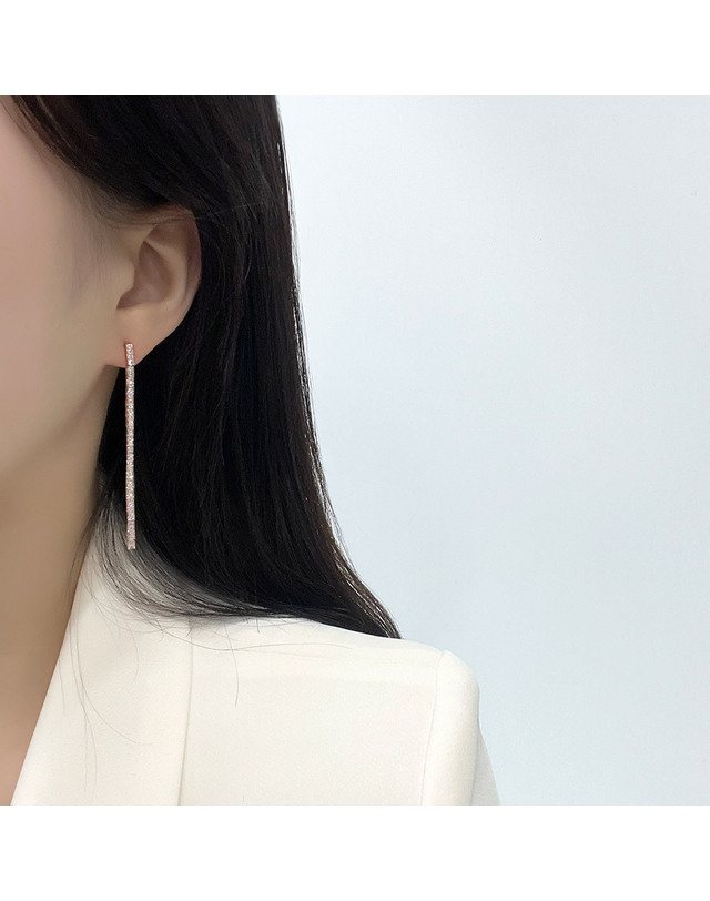 디유아모르 디유아모르 14K 골드필드 메르 드롭 이어링 화사한 귀걸이 착용컷