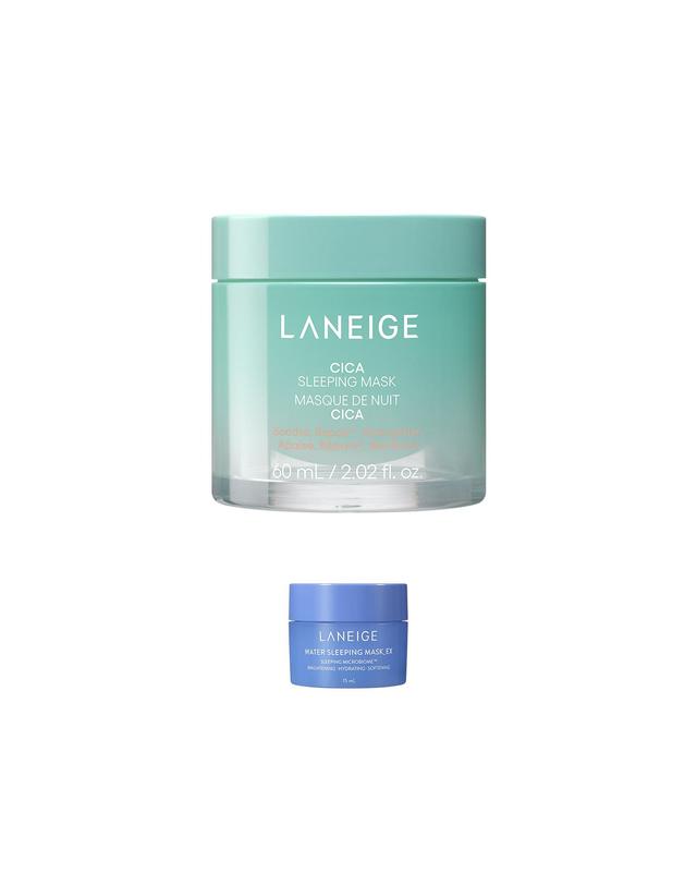 라네즈 시카 슬리핑 마스크 60ml 착용컷