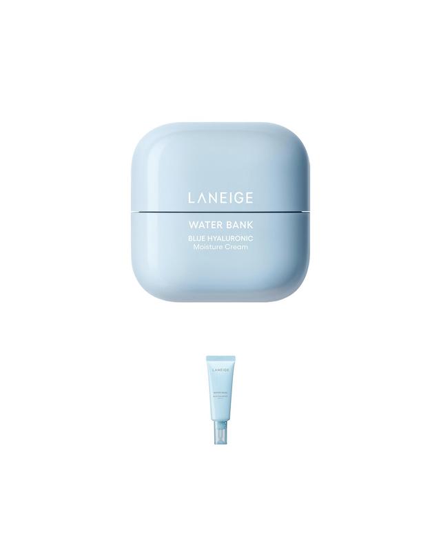 라네즈 워터뱅크 블루 히알루로닉 크림 50ml (옵션) 착용컷