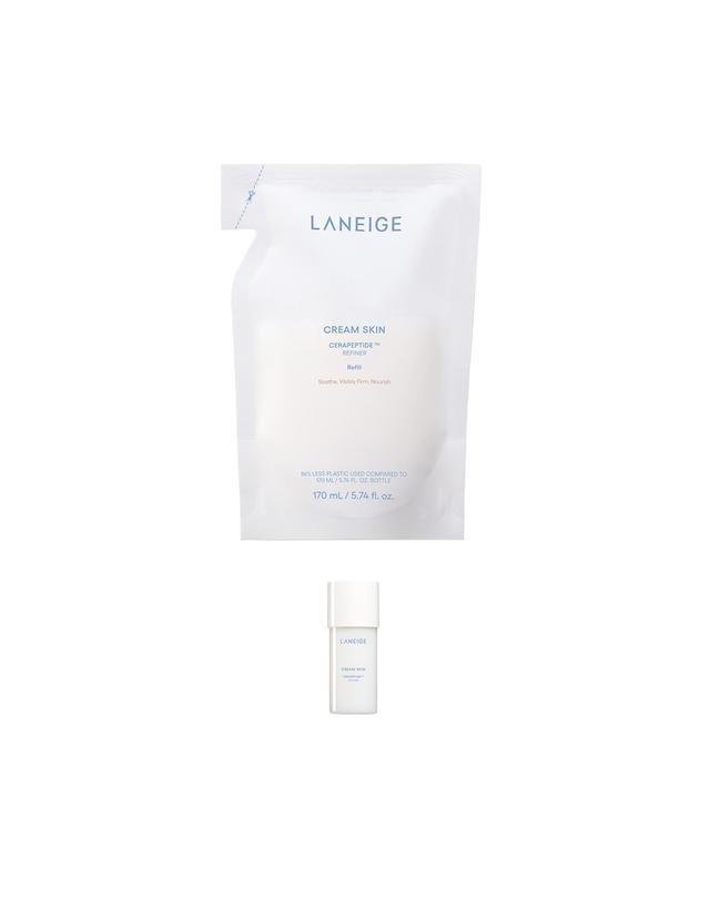 라네즈 크림 스킨 리필 170ml 착용컷