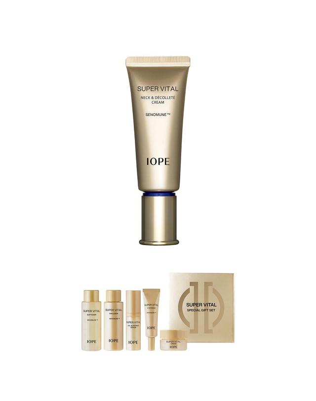 아이오페 NEW 슈퍼바이탈 넥앤테콜테 크림 40ml 착용컷