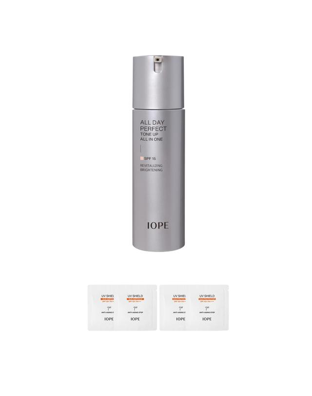 아이오페 맨 올데이 퍼펙트 톤업 올인원 120ml 착용컷