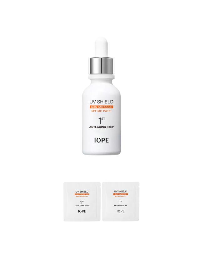 아이오페 UV쉴드 선 앰플 SPF 50+/PA+++ 40ml 착용컷