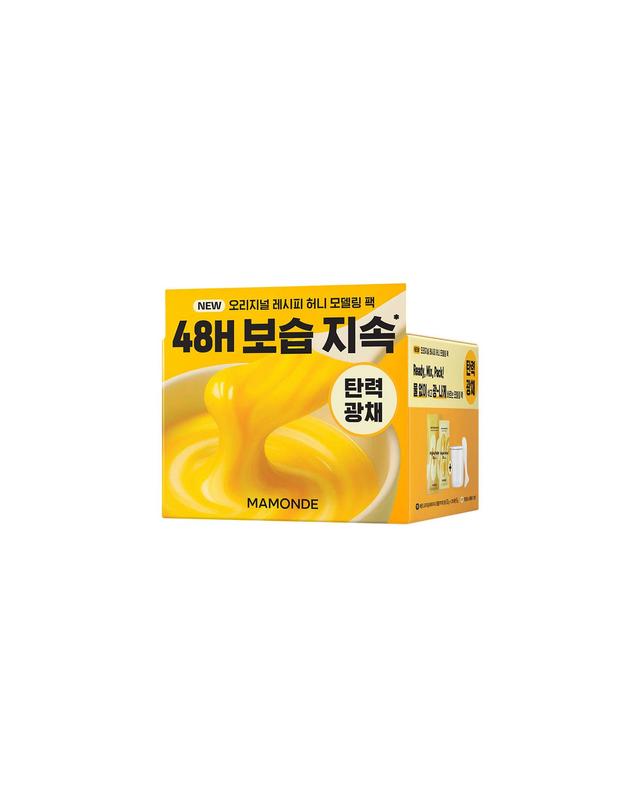마몽드 오리지널 레시피 허니 모델링팩 66g 착용컷